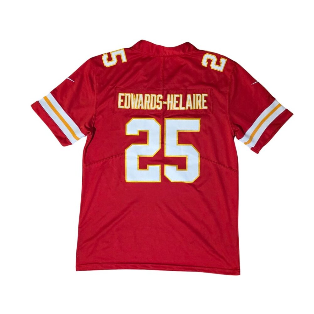 Clyde Edwards-Helaire Jersey Medium Nike Chiefs 25 Red NFL On Field